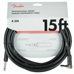 Fender Professional Series 15' Instrument Cable Angled kép