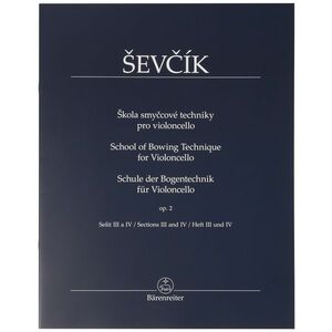 MS Škola smyčcové techniky pro violoncello op. 2, sešit III a IV - Ota kép