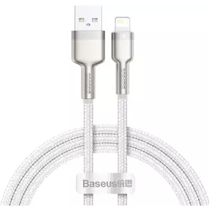 Kábel Baseus USB cable for Lightning Cafule, 2.4A, 1m (white) (6953156202252) kép