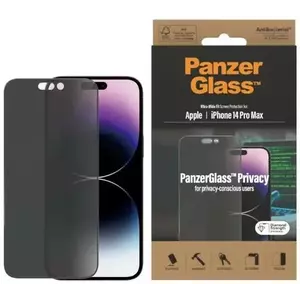 TEMPERED KIJELZŐVÉDŐ FÓLIA PanzerGlass Ultra-Wide Fit iPhone 14 Pro Max 6, 7" Privacy Screen Protection Antibacterial P2774 (P2774) kép