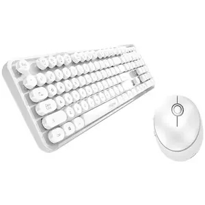 Billentyűzet Wireless keyboard + mouse set MOFII Sweet 2.4G (white) kép
