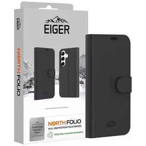 Tok Eiger North Folio Case for Samsung S24+ in Black kép