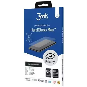 TEMPERED KIJELZŐVÉDŐ FÓLIA 3MK Hardglass Max Privacy Sam S24 Plus Black, Fullscreen Glass kép