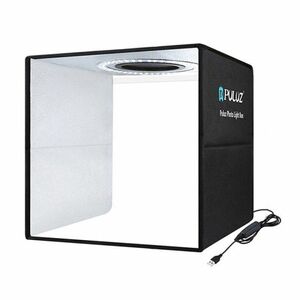 PULUZ Studio foto box LED világítással 30cm, fekete (PU5032B) kép