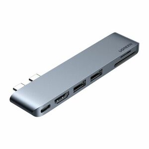 Ugreen CM380 USB-C HUB adapter MacBook Air / Pro, szürke (80856) kép