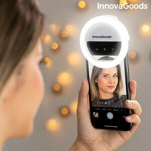 Univerzális, világítós selfie karika telefonhoz kép