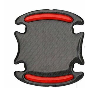 Karcolásvédő fólia autófogantyú alá, piros-fekete kép