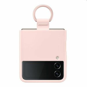 Tok Silicone Cover ujjtartóval for Samsung Galaxy Z Flip4, pink kép