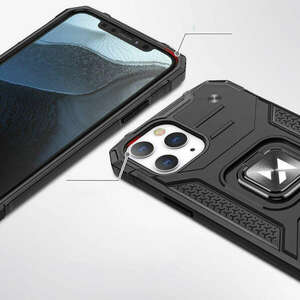 Apple Iphone 14 Pro Max Wozinsky Ring Armor gyűrűs ütésálló tok, Piros kép