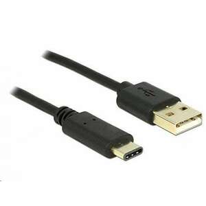 Delock 83326 USB 2.0 Type-A > USB Type-C 2.0 kábel, 0.5 m, fekete kép
