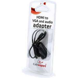 Gembird HDMI apa - VGA anya adapter - Fekete kép