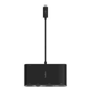 Belkin USB-C Multimedia + Charge Adapter (GBE - HDMI - VGA - USB-... kép