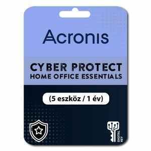 Acronis Cyber Protect Home Office Essentials (5 eszköz /1 év) (El... kép