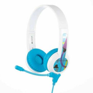 Wired headphones for kids BuddyPhones School+ (blue) kép