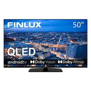 Finlux 50FUH7161 50" 4K UHD Fekete Smart QLED TV kép