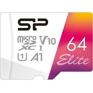 microSDXC Elite 64GB C10/U1/UHS-I/V10-A1 SP064GBSTXBV1V20SP kép