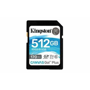 Kingston Technology Canvas Go! Plus 512 GB SD UHS-I Class 10 kép