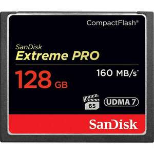 SanDisk 128GB Extreme Pro CF 160MB/s memóriakártya CompactFlash kép
