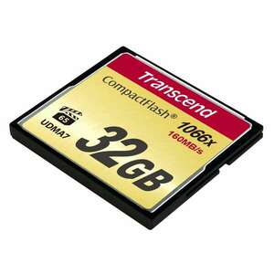 Transcend 1000x CompactFlash 32GB MLC memóriakártya kép