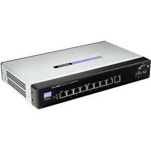 Cisco SPS208G-G5 10/100 Desktop switch 8 portos + 2 Gigabit Port... kép
