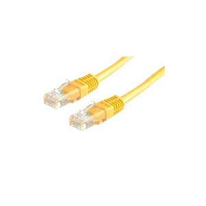 Kábel UTP CAT5e, 0, 5m, Roline sárga kép