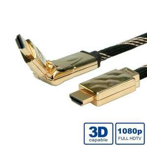 Roline HDMI Ethernet v1.4 360° kábel 2.0 m (11.04.5507-10) kép