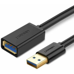UGREEN 1, 5 m-es hosszabbító USB 3.0 kábel (fekete) kép