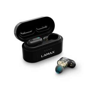 LAMAX Duals1 TWS Két membrános vezeték nélküli fülhallgató, fekete kép