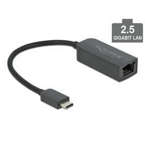 Delock USB Type-C adapter apa 2, 5 Gigabit LAN kompakt kép