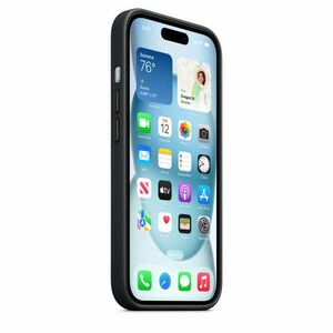 Apple iPhone 15 FineWoven Case w MagSafe - Black kép