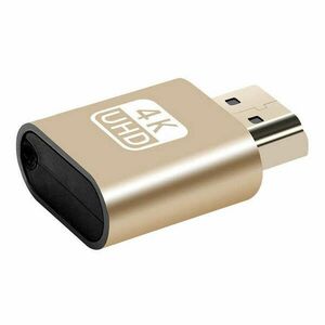 4k HDMI emulátor adapter, Windows / Mac OS / Linux kompatibilitás... kép