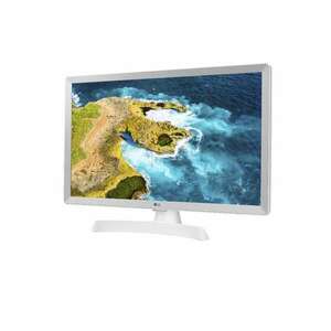 LG 23, 6" 24TQ510S-WZ HD ready LED Smart fehér TV-monitor kép