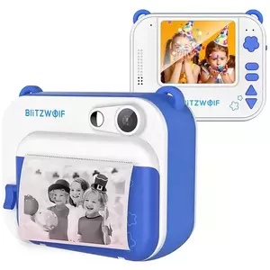 Kamera DIY Instant Print Camera for kids BlitzWolf DP1 (blue) kép