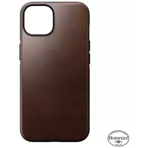 Tok Nomad Modern Leather MagSafe Case, brown - iPhone 14 (NM01226185) kép