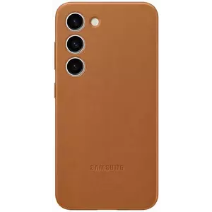 Tok Samsung Leather case for Samsung Galaxy S23+ Camel (EF-VS916LAEGWW) kép