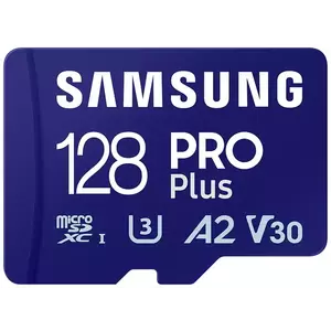 Memóriakártya Samsung micro SDXC 128GB PRO Plus + SD adapter (MB-MD128SA/EU) kép
