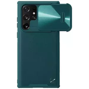 Tok Nillkin CamShield Leather case for Samsung Galaxy S22 Ultra, Exuberant Green (6902048247574) kép