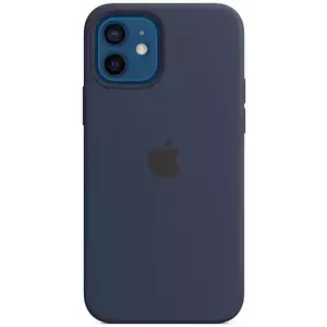 Tok iPhone 12 / 12 Pro Silicone Case w MagSafe D.Navy/SK (MHL43ZM/A) kép