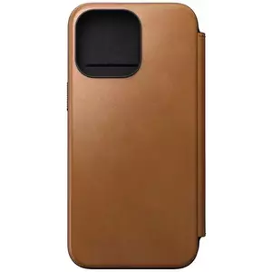 Tok Nomad Modern Leather Folio, english tan - iPhone 15 Pro Max (NM01634485) kép