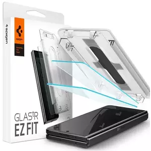 TEMPERED KIJELZŐVÉDŐ FÓLIA Spigen Glass tR EZ Fit Cover 2 Pack Transparency - Samsung Galaxy Z Flip 5 (AGL06523) kép