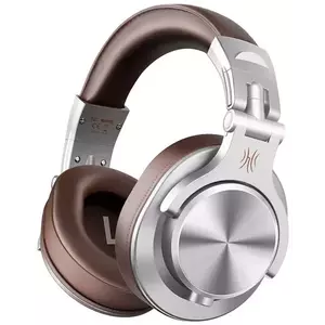 Fejhallgató Headphones OneOdio A71 brown silver kép