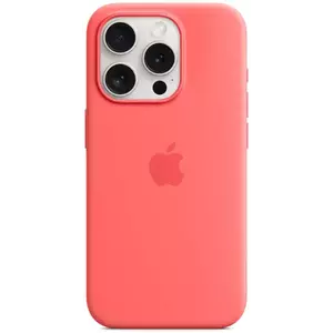 Tok Apple iPhone 15 Pro Silicone Case with MS - Guava kép