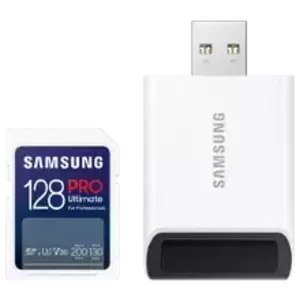 Memóriakártya Samsung SDXC 128GB PRO ULTIMATE + USB adaptér kép