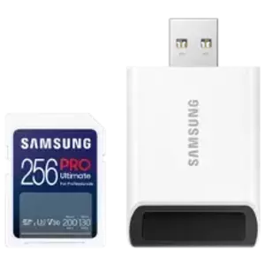 Kártyaolvasó Samsung SDXC 256GB PRO ULTIMATE + USB adaptér kép