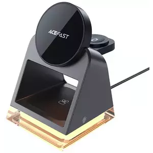Acefast Wireless charging holder 3in1 E17 (black) kép