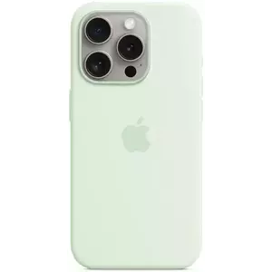 Tok Apple iPhone 15 ProMax Silicone Case with MagSafe - Soft Mint kép