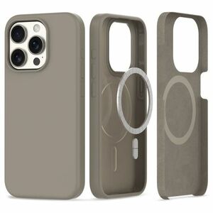 Tech-Protect Silicone MagSafe tok iPhone 15, titanium kép