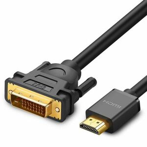Ugreen HD106 kábel HDMI - DVI 1m, fekete (30116) kép