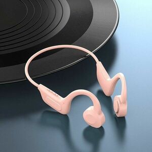 Csontvezető Fülhallgató, Vezeték nélküli vízálló fülhallgató rózsaszín kép