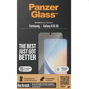 PanzerGlass Re: fresh UWF védőüveg aplikátorral Samsung Galaxy A35 5G számára, fekete kép